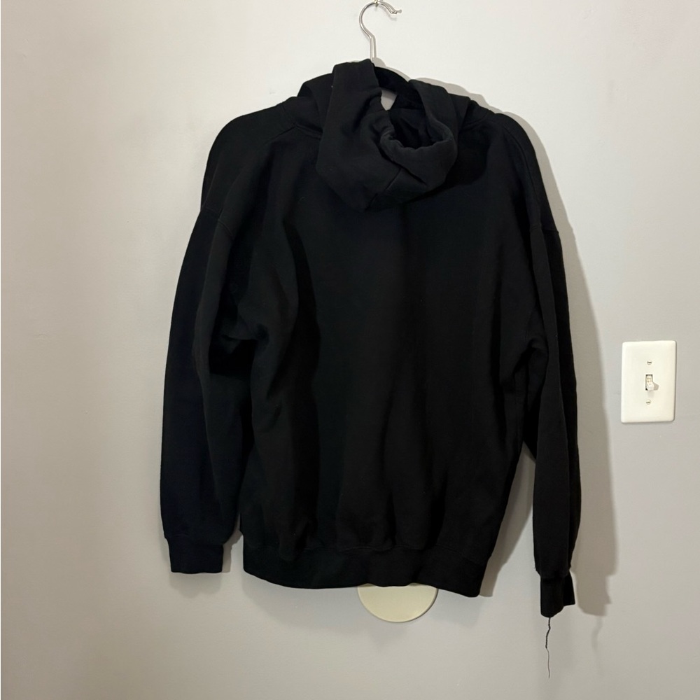 Rue21 Black Hoodie with White Text - Picture 6 of 8